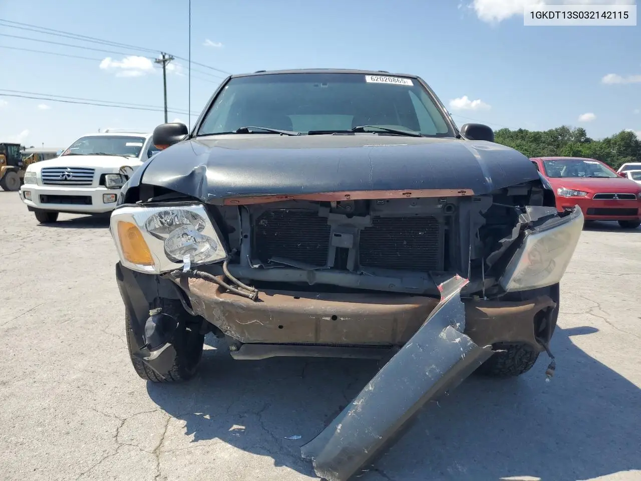 2003 GMC Envoy VIN: 1GKDT13S032142115 Lot: 62020865
