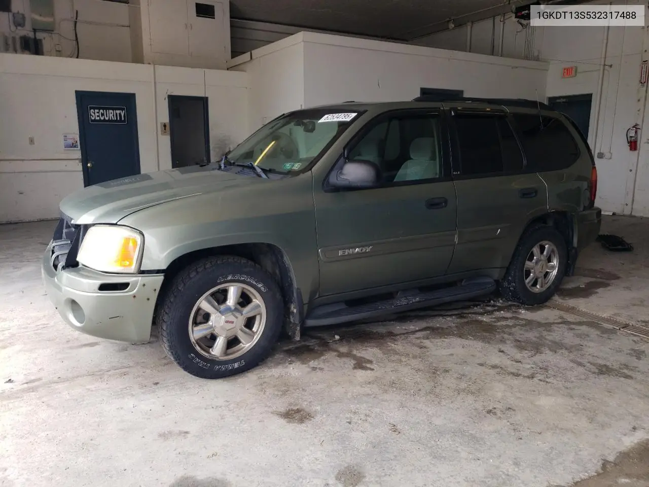 2003 GMC Envoy VIN: 1GKDT13S532317488 Lot: 62534795