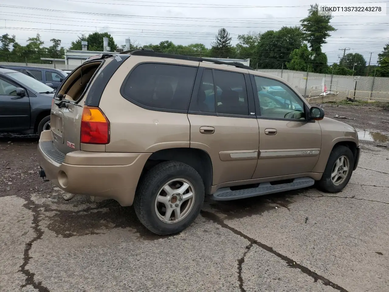 2003 GMC Envoy VIN: 1GKDT13S732243278 Lot: 62725425