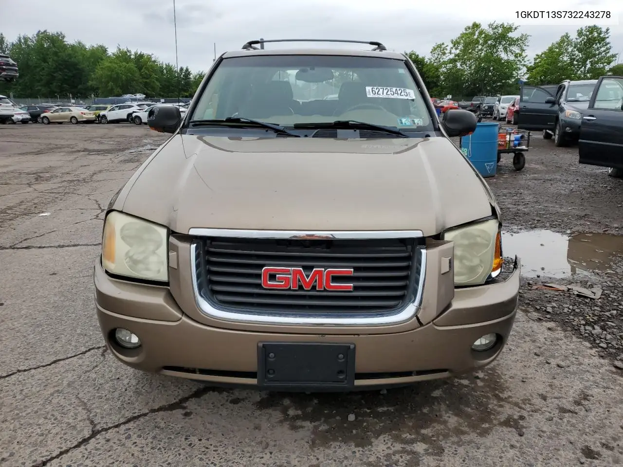2003 GMC Envoy VIN: 1GKDT13S732243278 Lot: 62725425