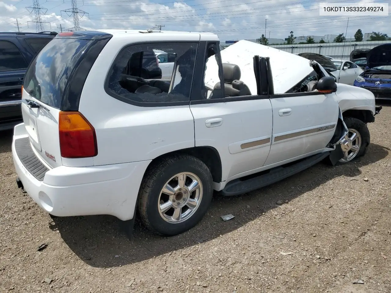2003 GMC Envoy VIN: 1GKDT13S332349274 Lot: 62898465