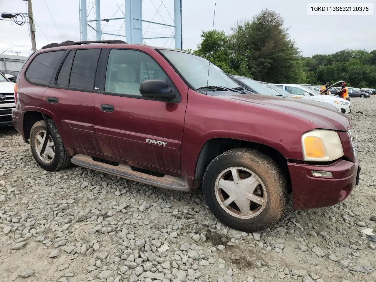 2003 GMC Envoy VIN: 1GKDT13S632120376 Lot: 63260995