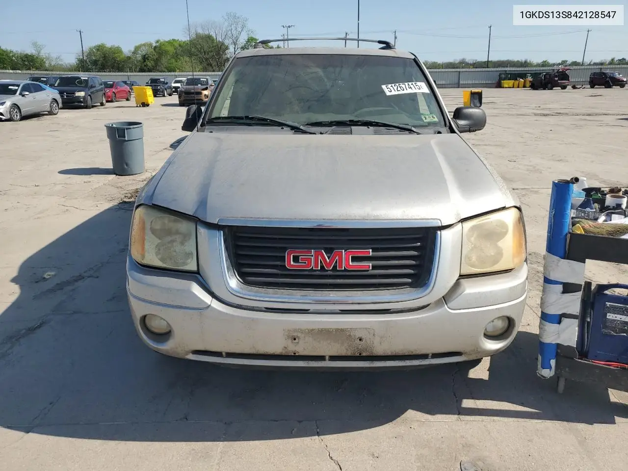 2004 GMC Envoy VIN: 1GKDS13S842128547 Lot: 51267415
