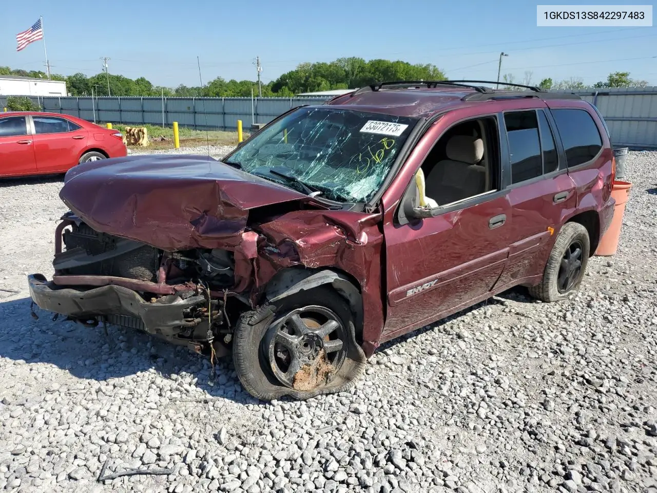 2004 GMC Envoy VIN: 1GKDS13S842297483 Lot: 53072175