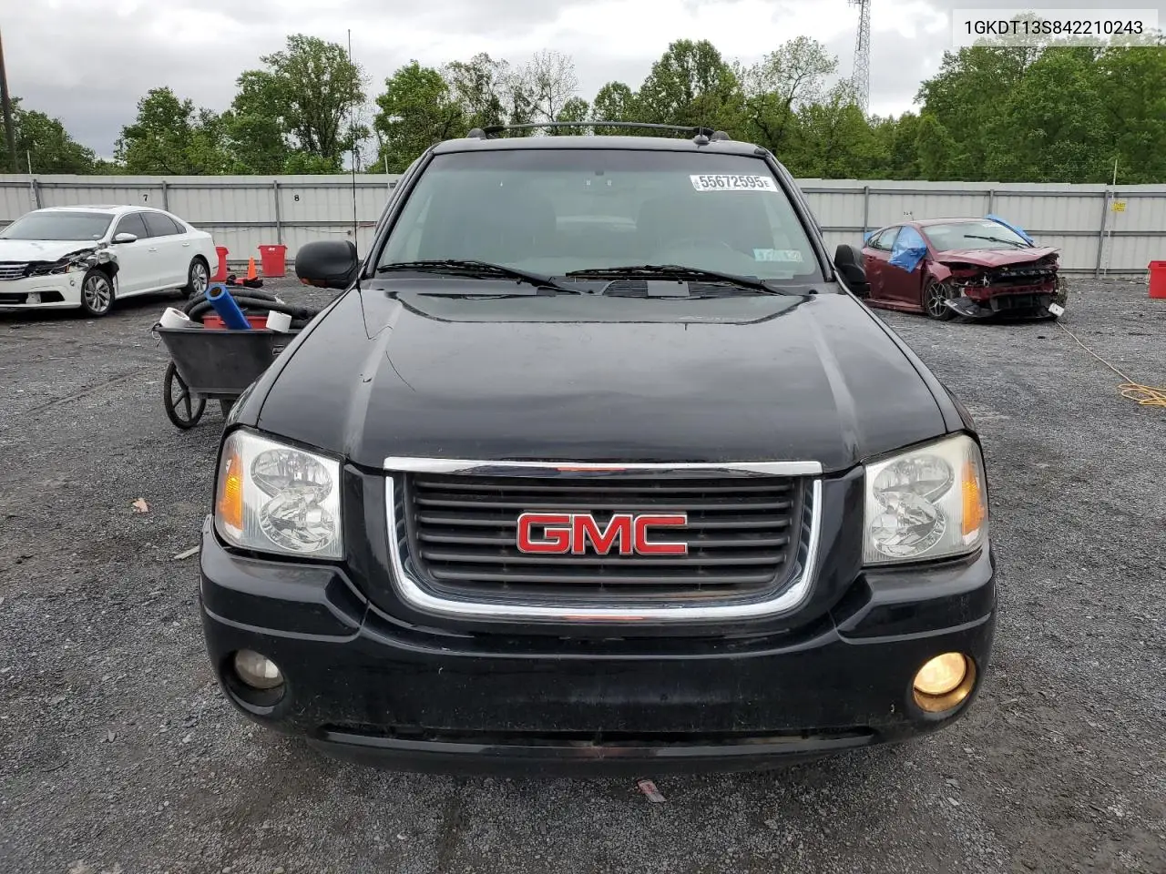 2004 GMC Envoy VIN: 1GKDT13S842210243 Lot: 55672595