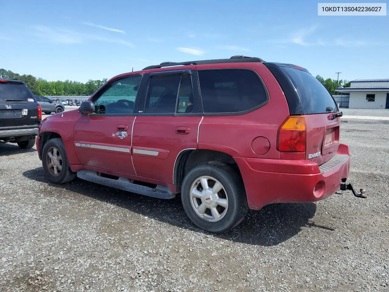 2004 GMC Envoy VIN: 1GKDT13S042236027 Lot: 56328255
