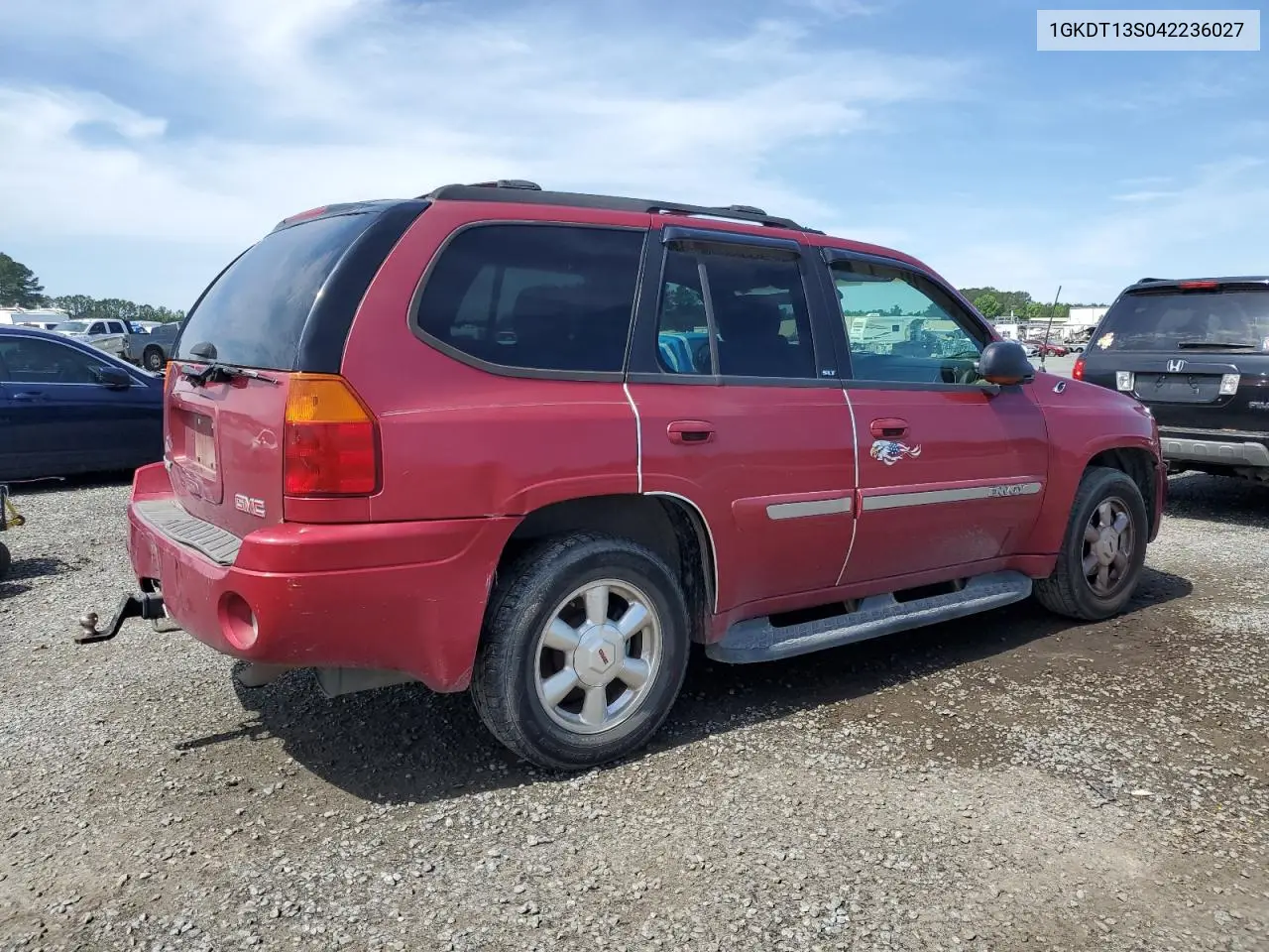 2004 GMC Envoy VIN: 1GKDT13S042236027 Lot: 56328255