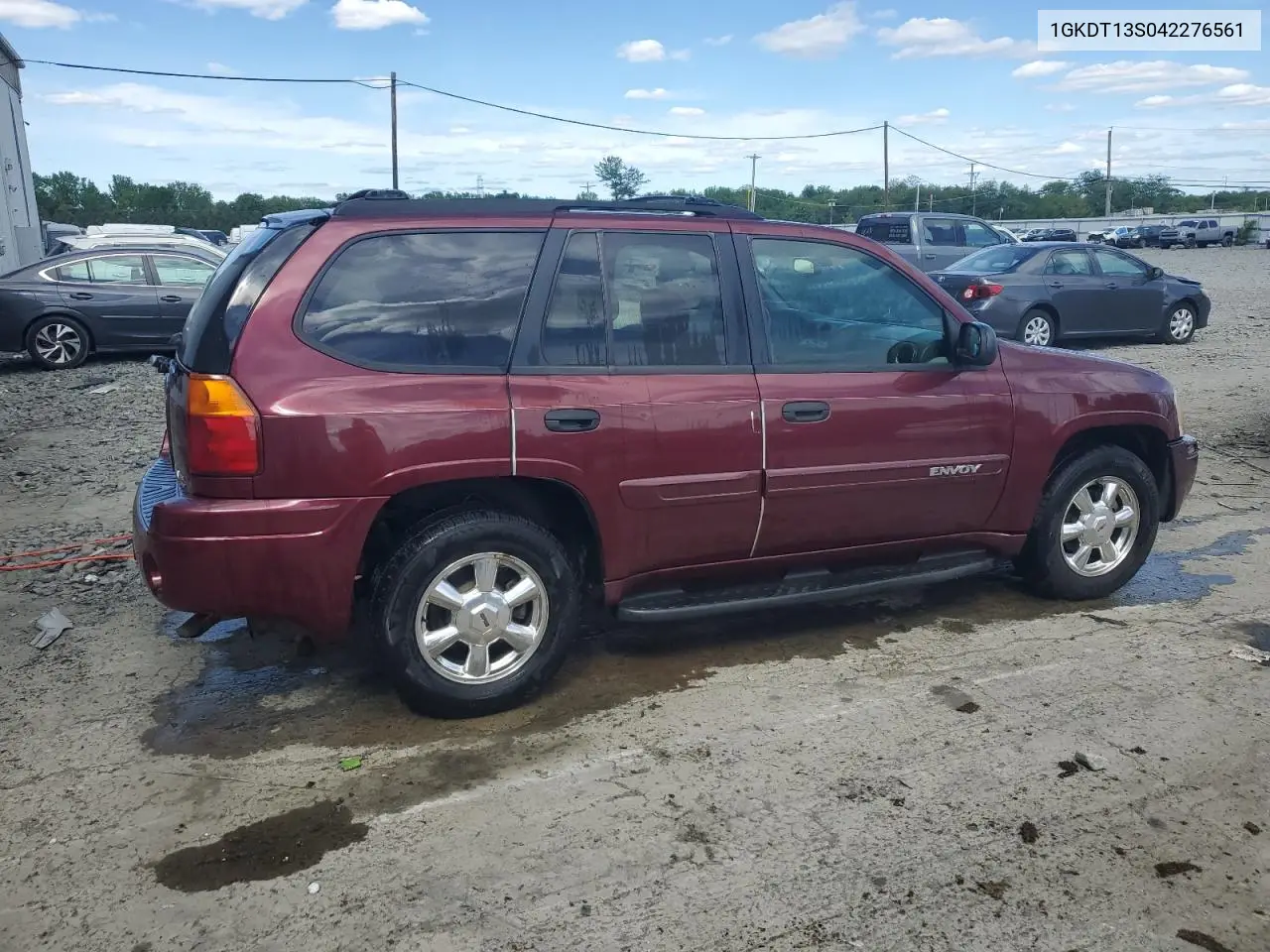 2004 GMC Envoy VIN: 1GKDT13S042276561 Lot: 57977895