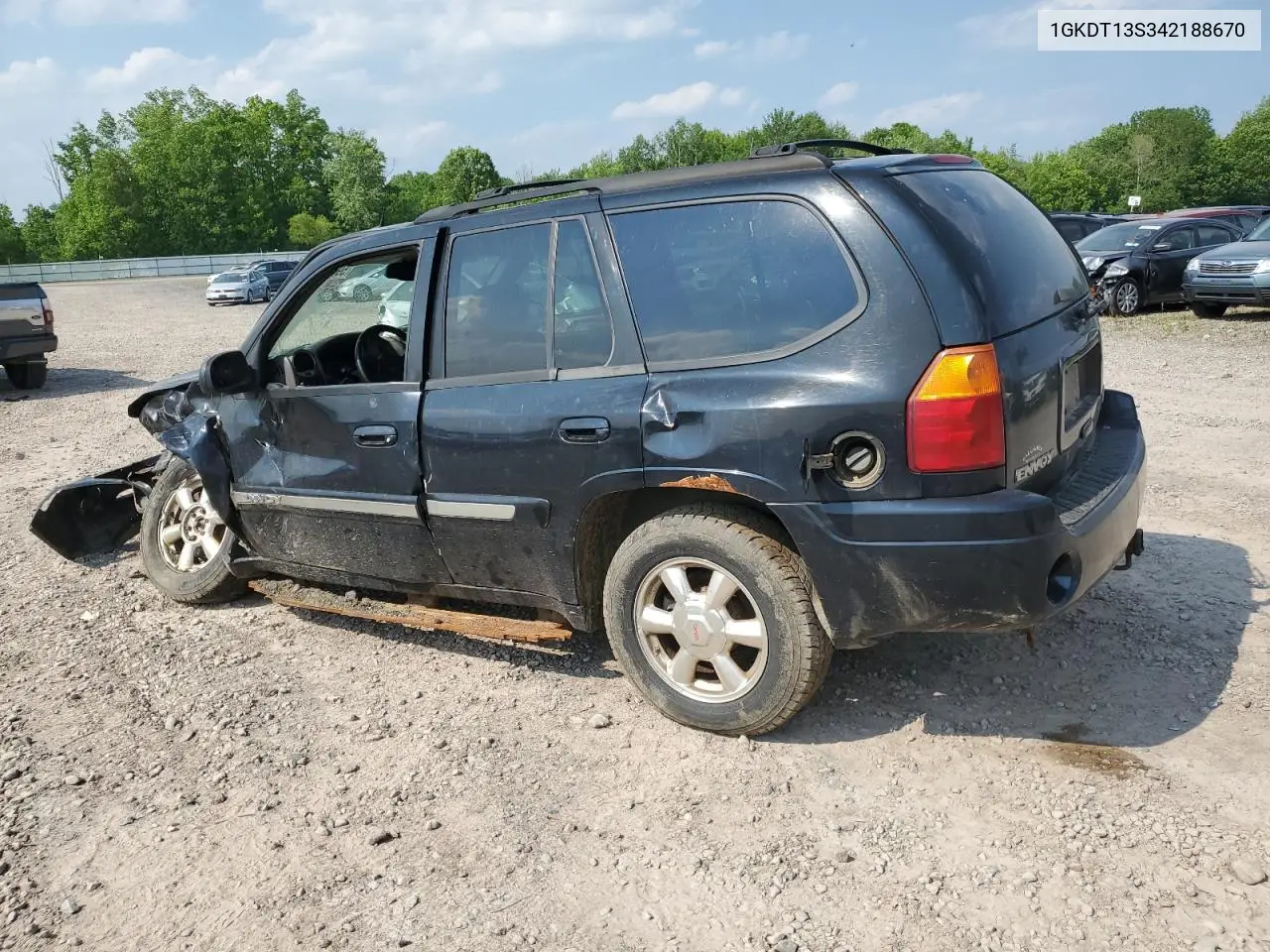2004 GMC Envoy VIN: 1GKDT13S342188670 Lot: 59080825