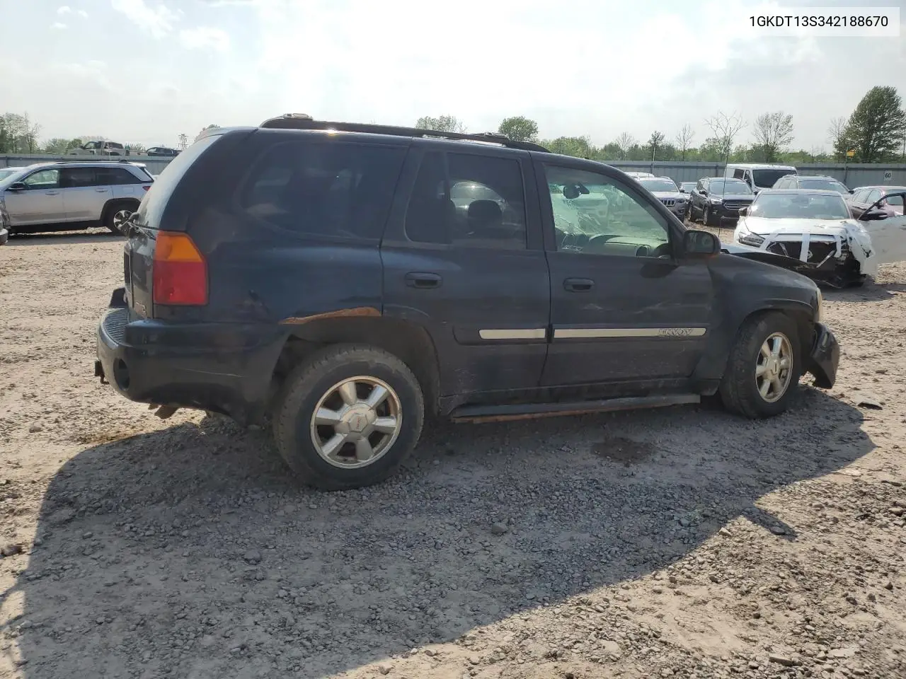 2004 GMC Envoy VIN: 1GKDT13S342188670 Lot: 59080825