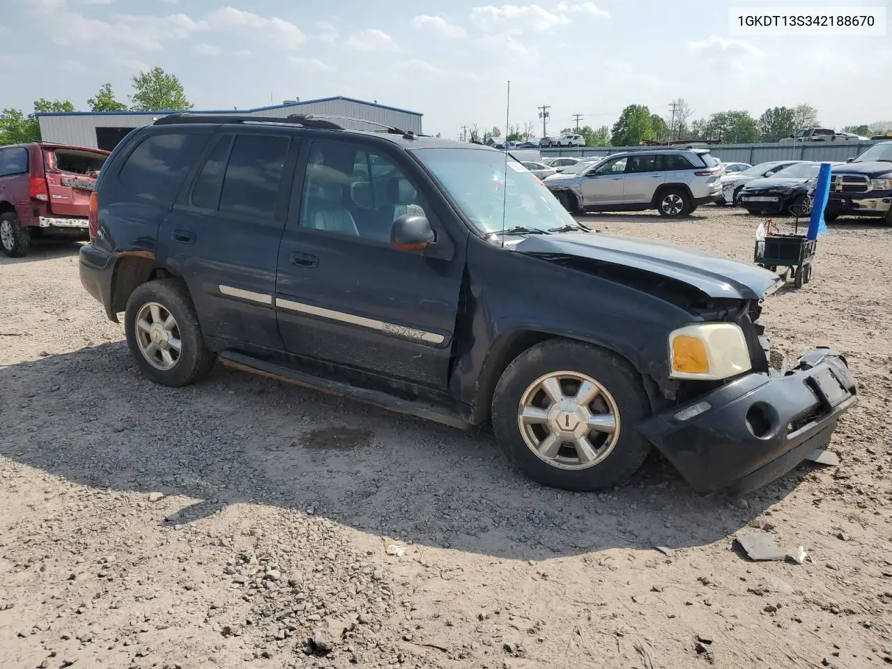 2004 GMC Envoy VIN: 1GKDT13S342188670 Lot: 59080825