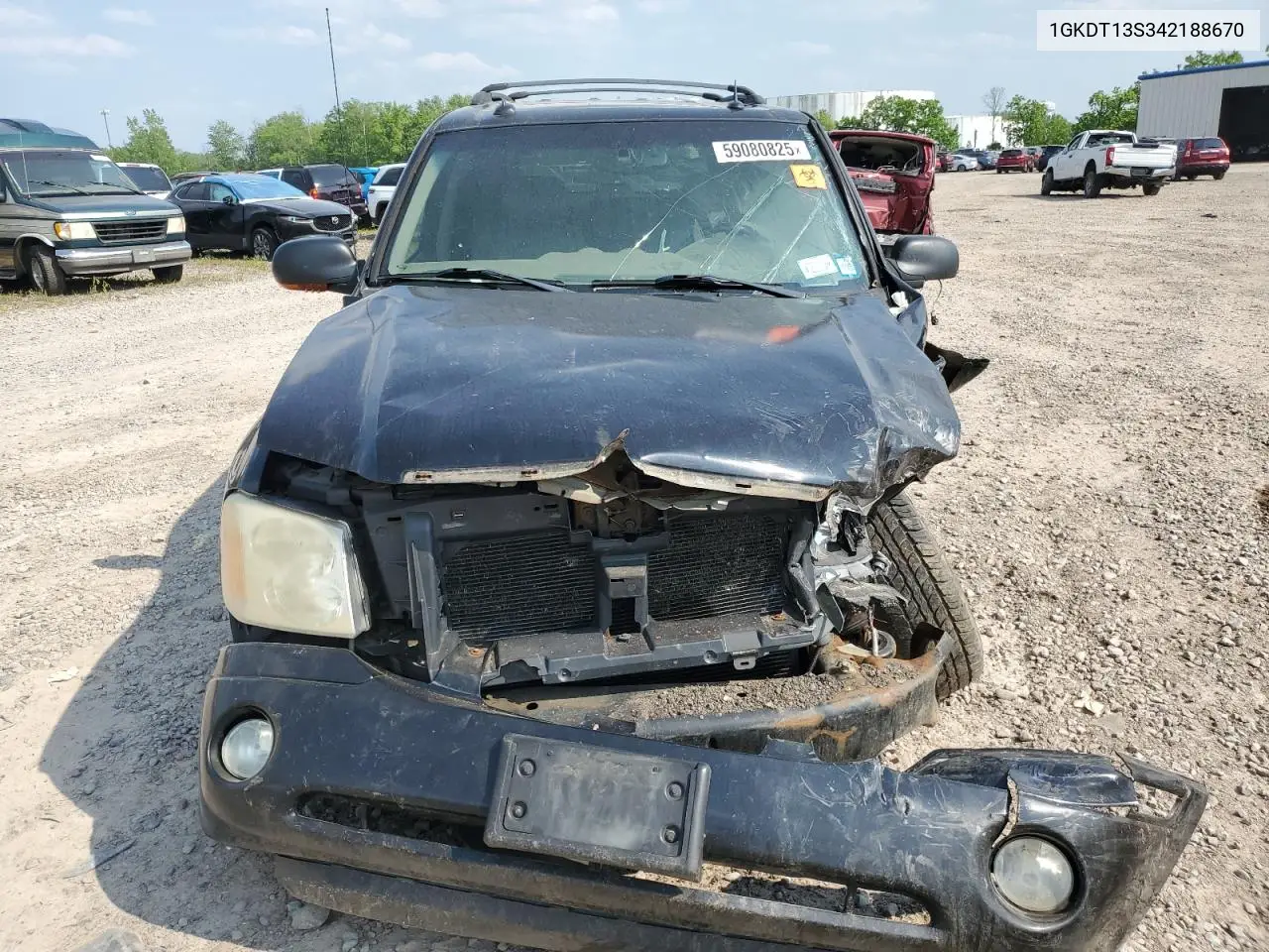 2004 GMC Envoy VIN: 1GKDT13S342188670 Lot: 59080825