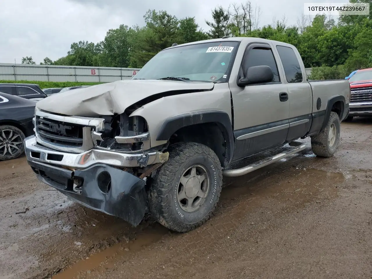 2004 GMC New Sierra K1500 VIN: 1GTEK19T44Z239667 Lot: 61437835