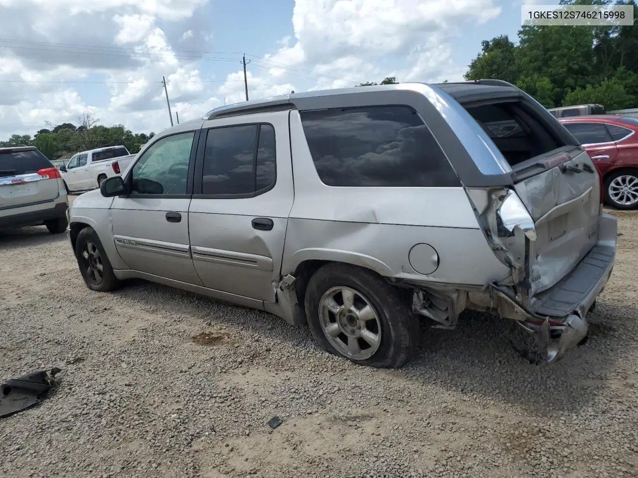 2004 GMC Envoy Xuv VIN: 1GKES12S746215998 Lot: 61613485