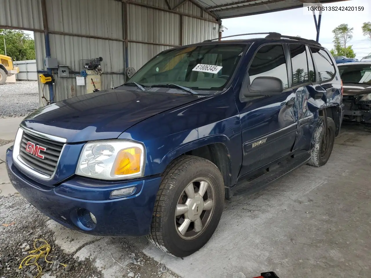 2004 GMC Envoy VIN: 1GKDS13S242420159 Lot: 61806345