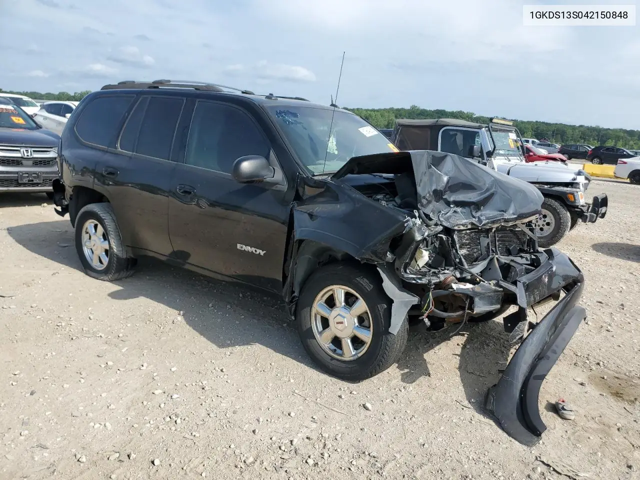 2004 GMC Envoy VIN: 1GKDS13S042150848 Lot: 61964365