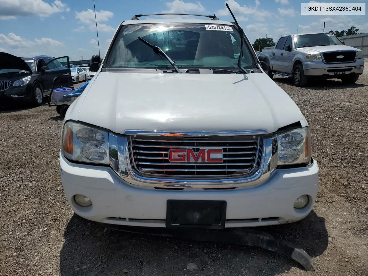 2004 GMC Envoy VIN: 1GKDT13SX42360404 Lot: 62078415