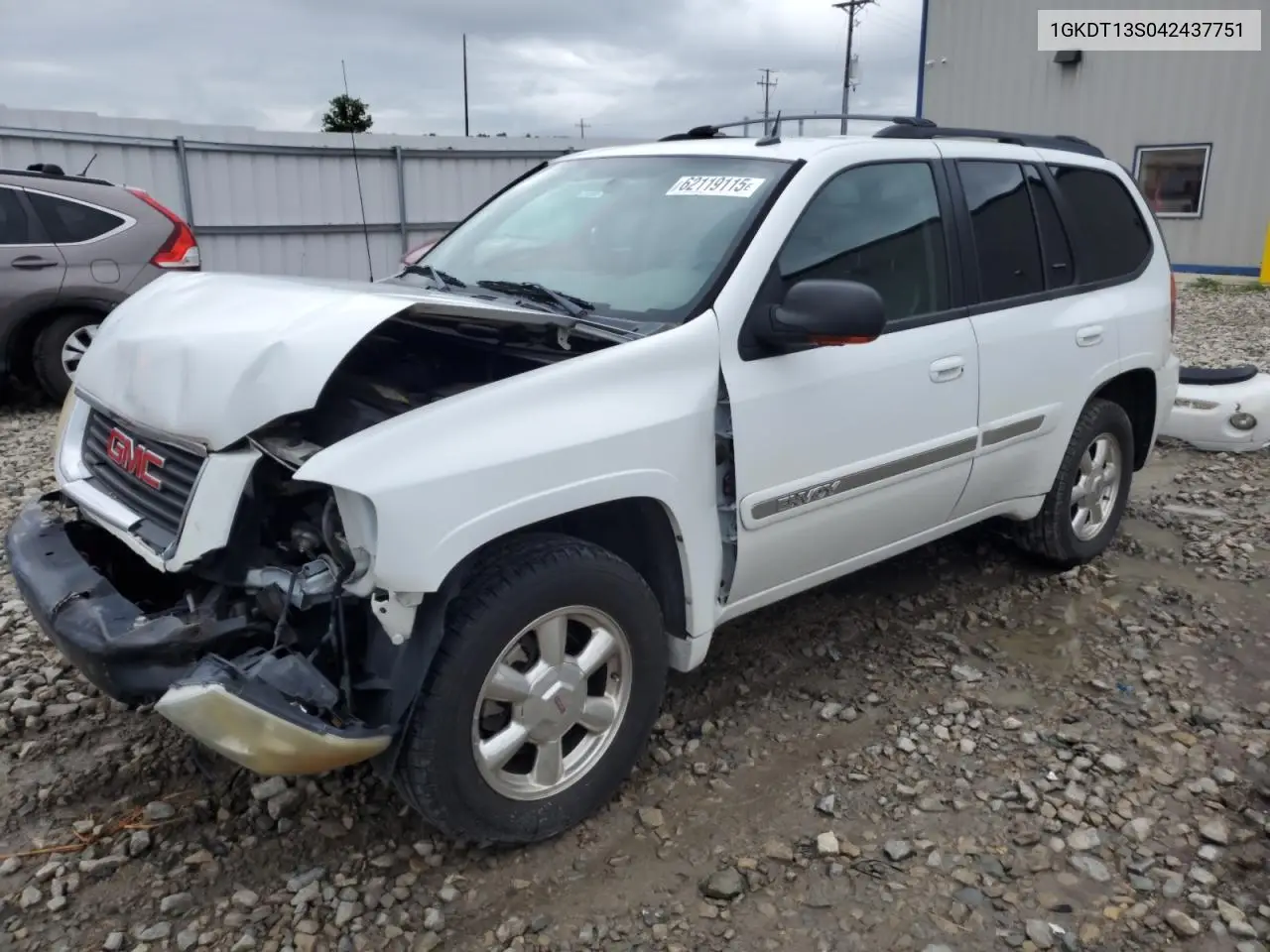 2004 GMC Envoy VIN: 1GKDT13S042437751 Lot: 62119115