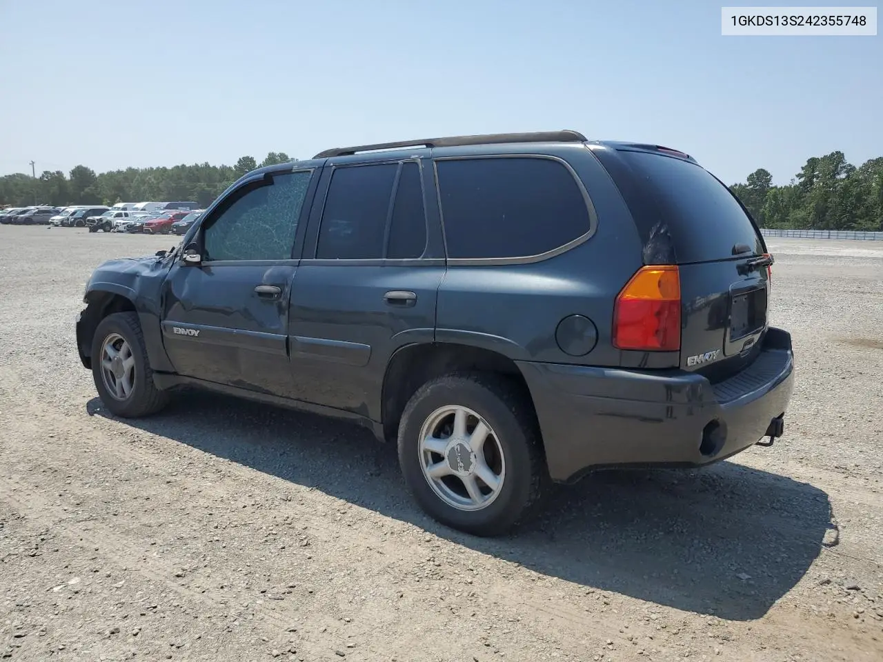 2004 GMC Envoy VIN: 1GKDS13S242355748 Lot: 62640295