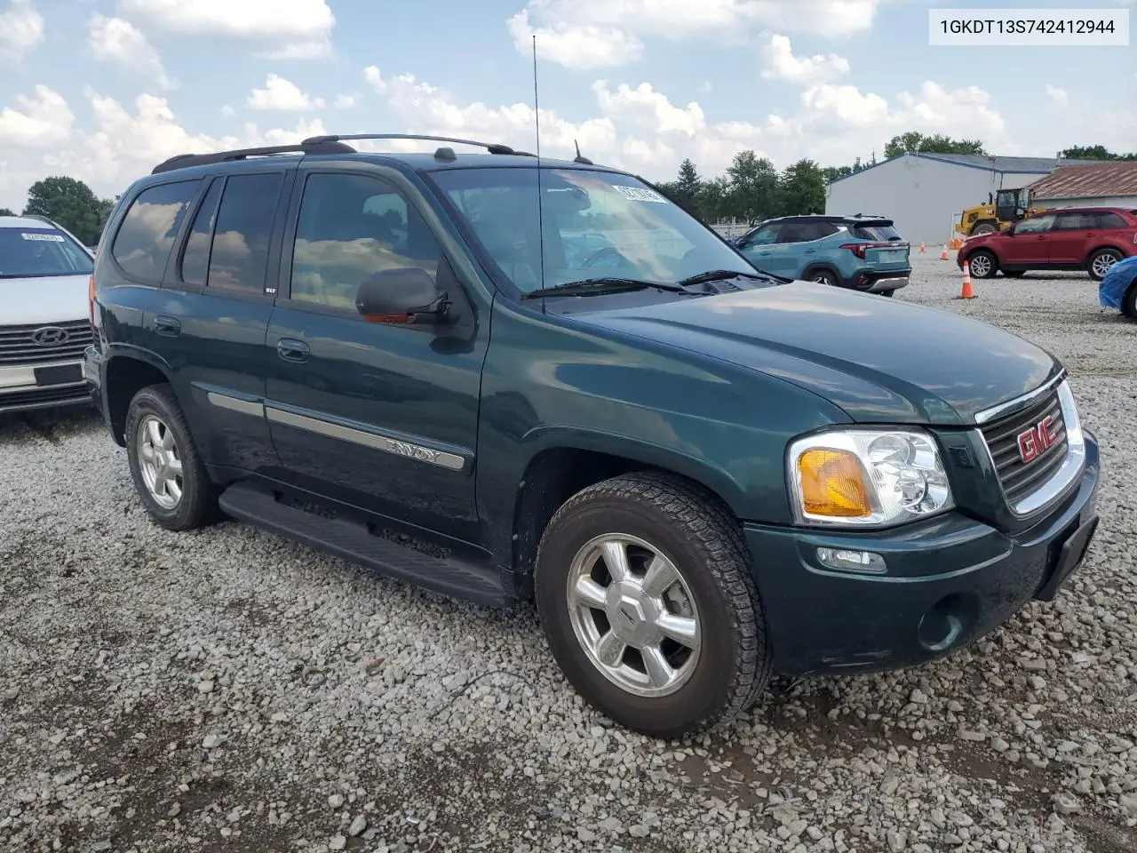 2004 GMC Envoy VIN: 1GKDT13S742412944 Lot: 62710745