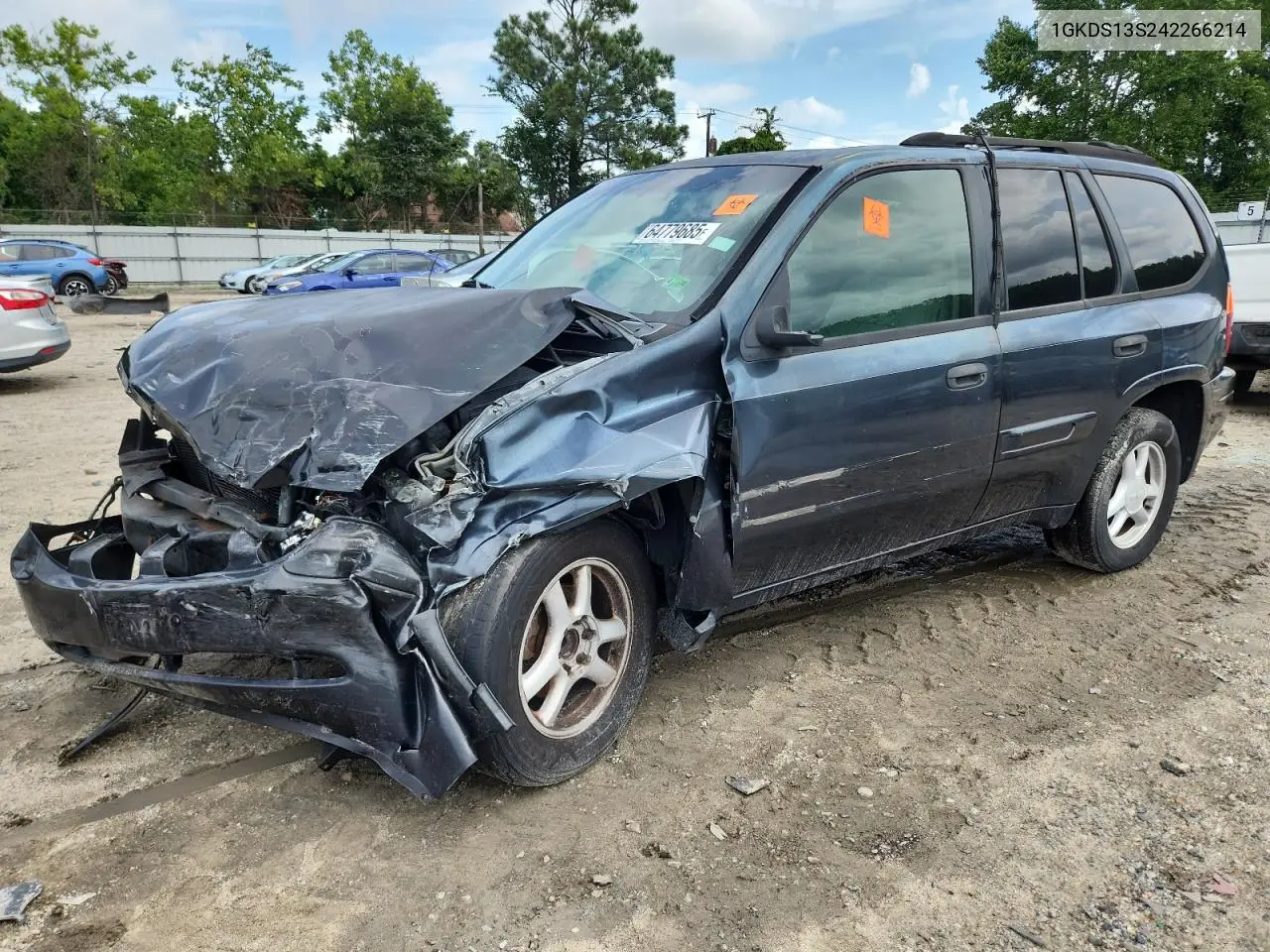 2004 GMC Envoy VIN: 1GKDS13S242266214 Lot: 64779685