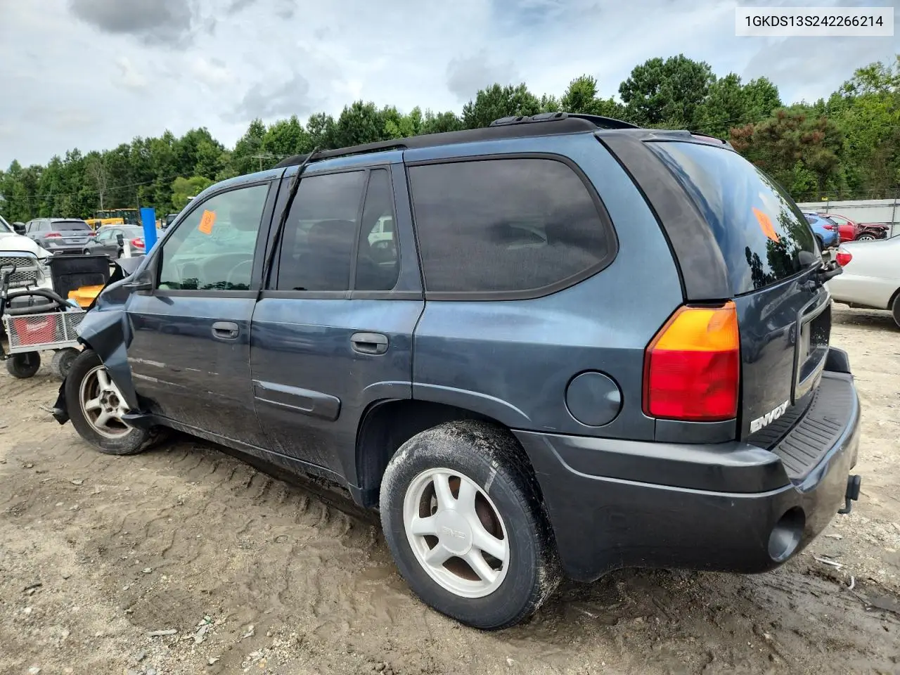 2004 GMC Envoy VIN: 1GKDS13S242266214 Lot: 64779685