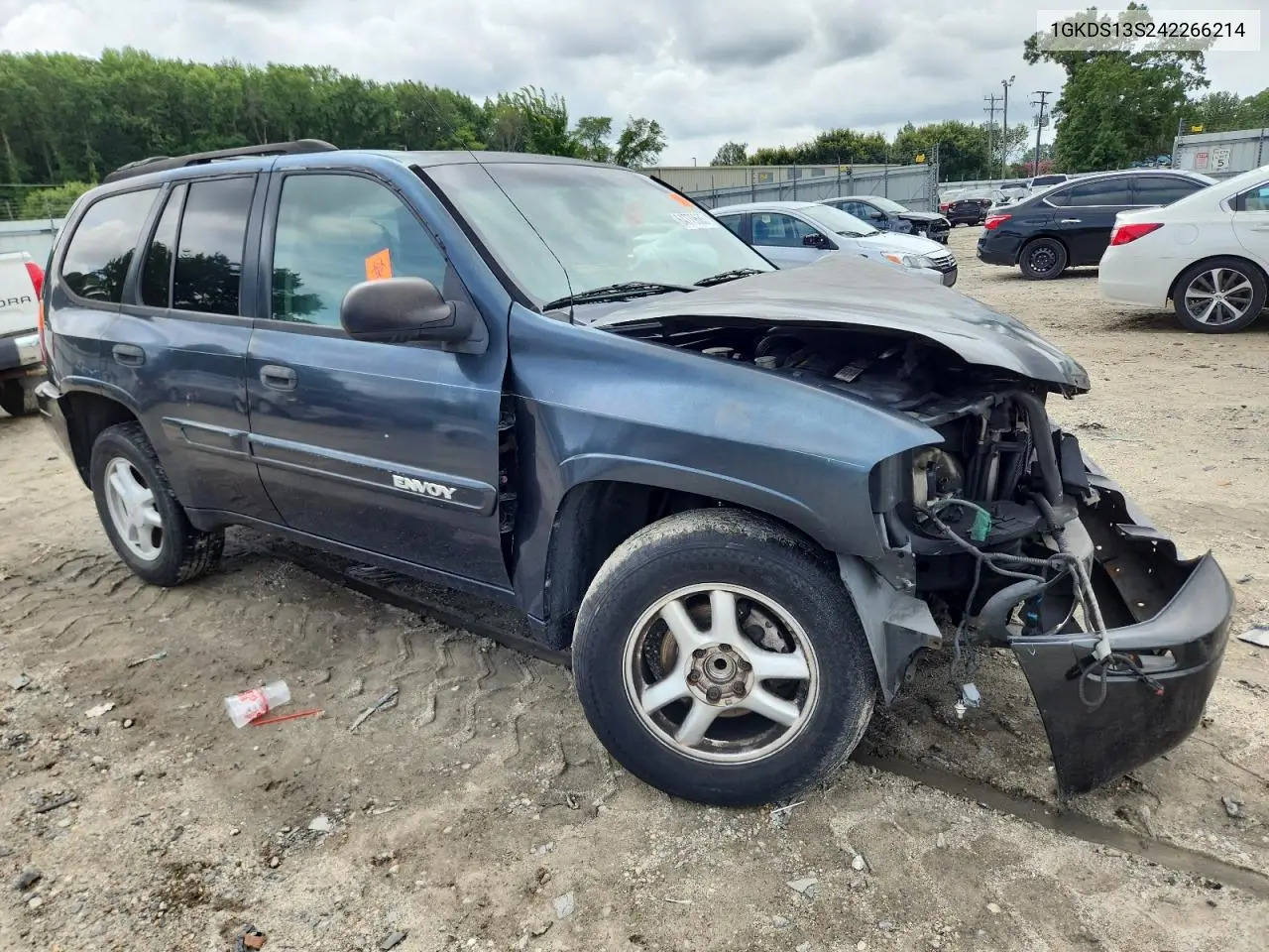 2004 GMC Envoy VIN: 1GKDS13S242266214 Lot: 64779685