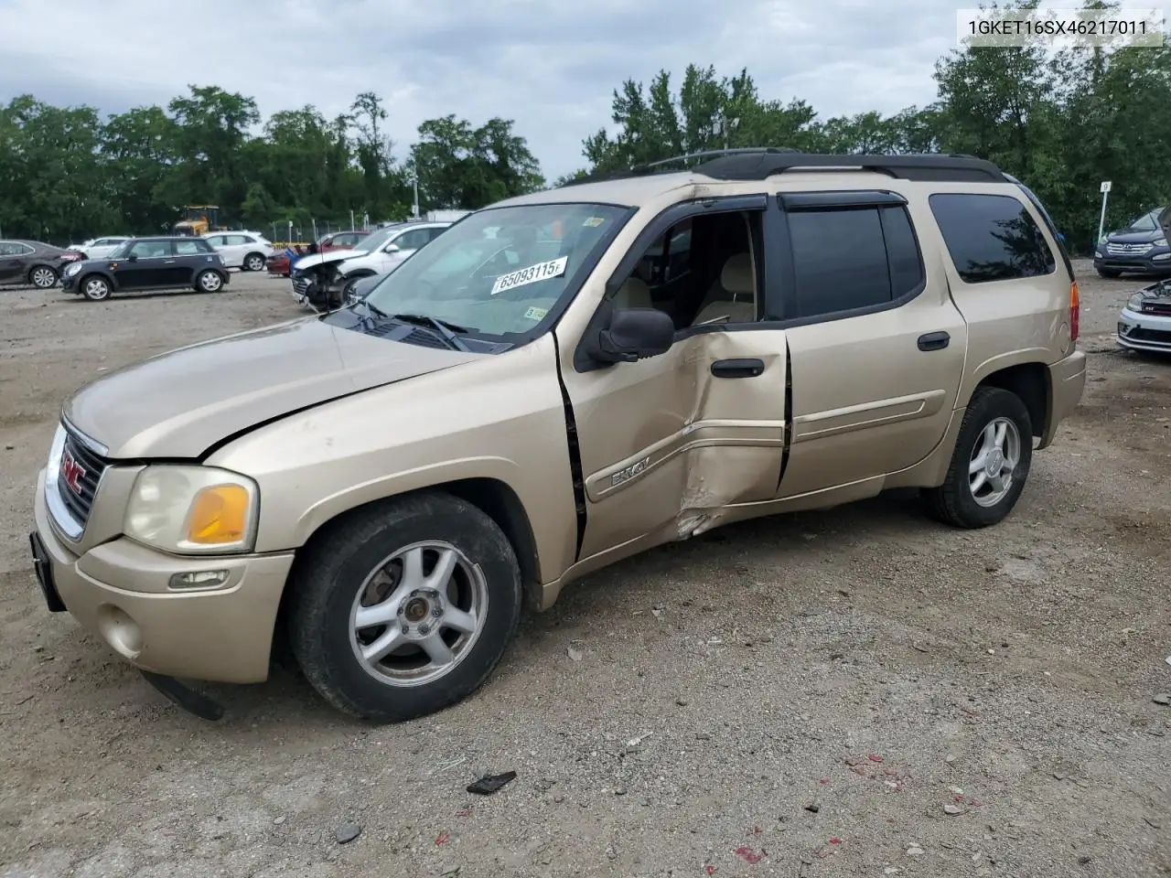 2004 GMC Envoy Xl VIN: 1GKET16SX46217011 Lot: 65093115