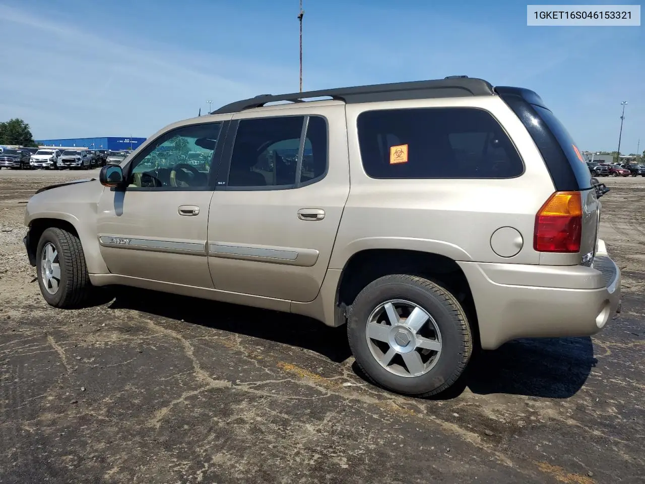 2004 GMC Envoy Xl VIN: 1GKET16S046153321 Lot: 65976375