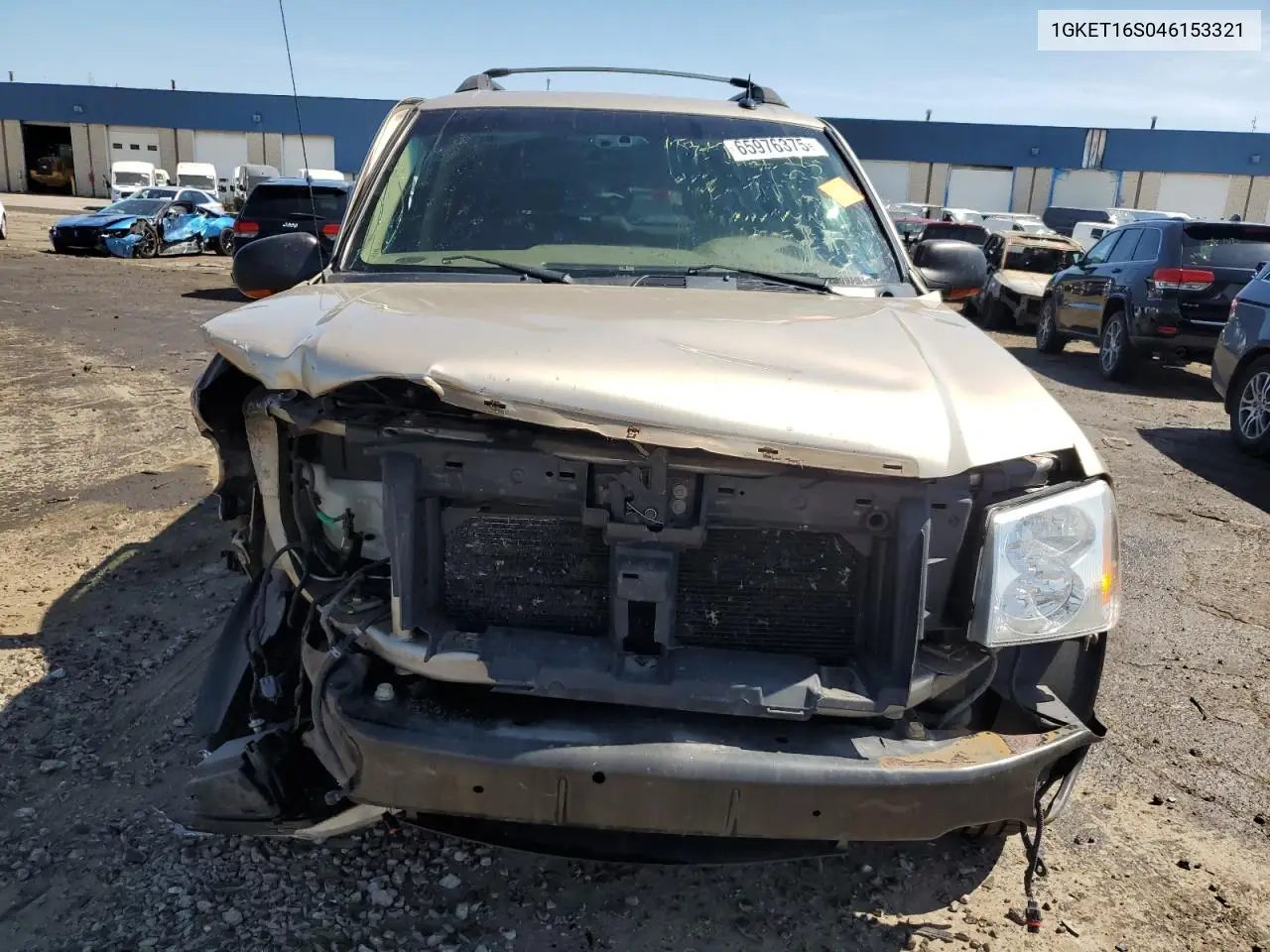 2004 GMC Envoy Xl VIN: 1GKET16S046153321 Lot: 65976375