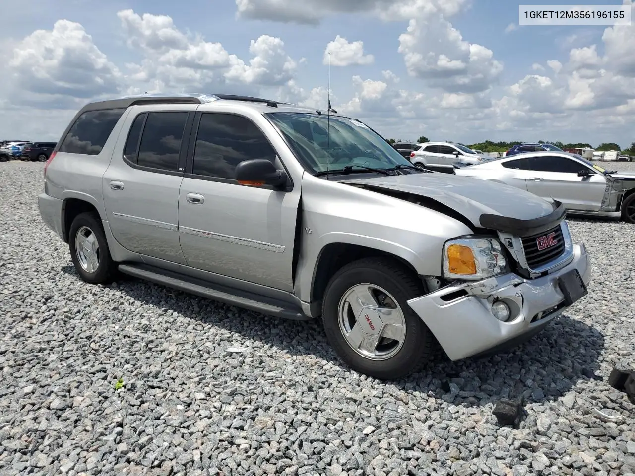 2005 GMC Envoy Xuv VIN: 1GKET12M356196155 Lot: 56100285