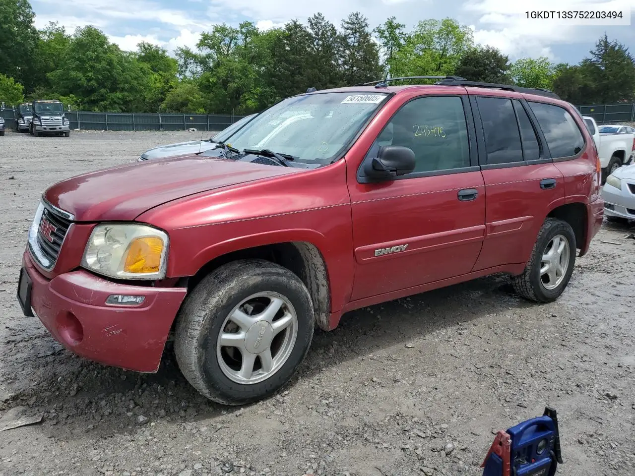 2005 GMC Envoy VIN: 1GKDT13S752203494 Lot: 56150605