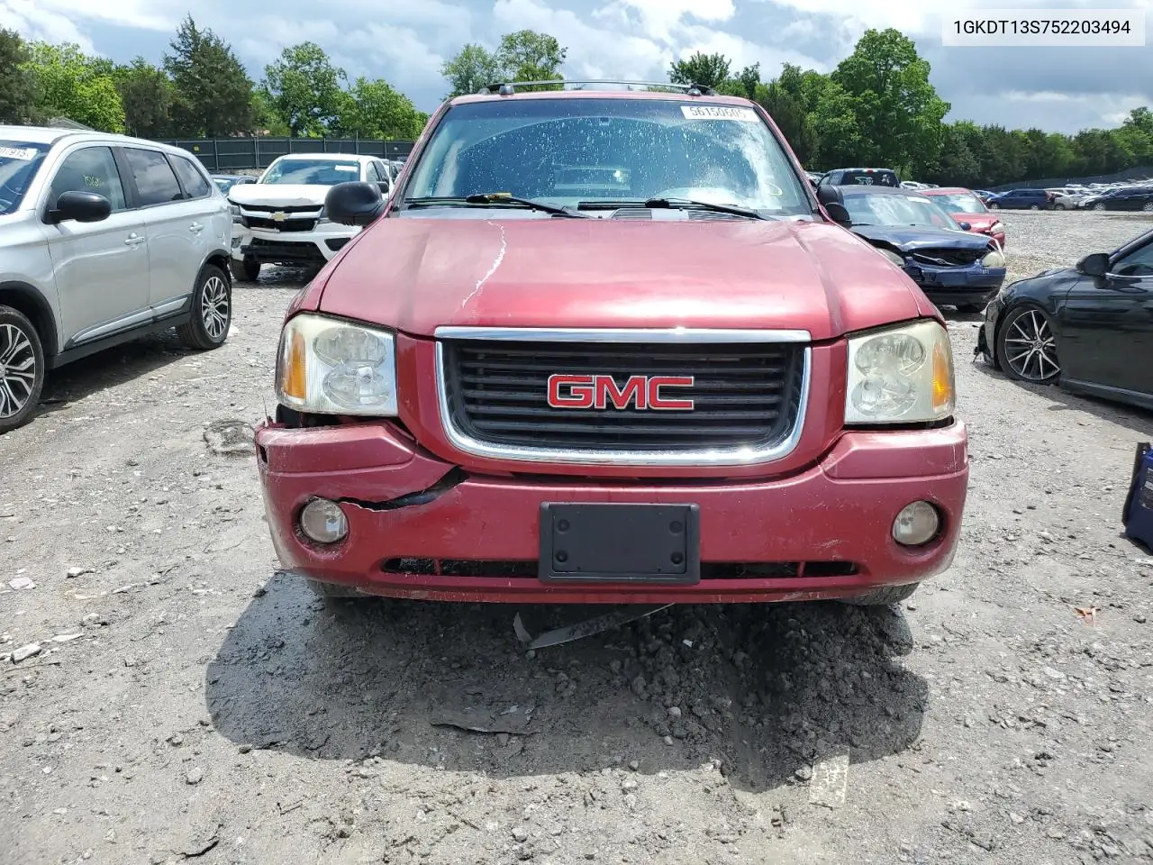 2005 GMC Envoy VIN: 1GKDT13S752203494 Lot: 56150605