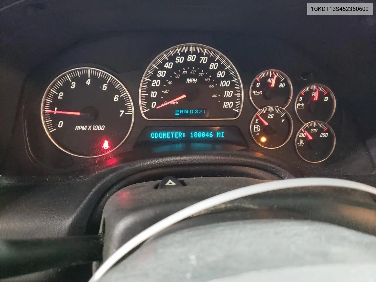 2005 GMC Envoy VIN: 1GKDT13S452360609 Lot: 56188495