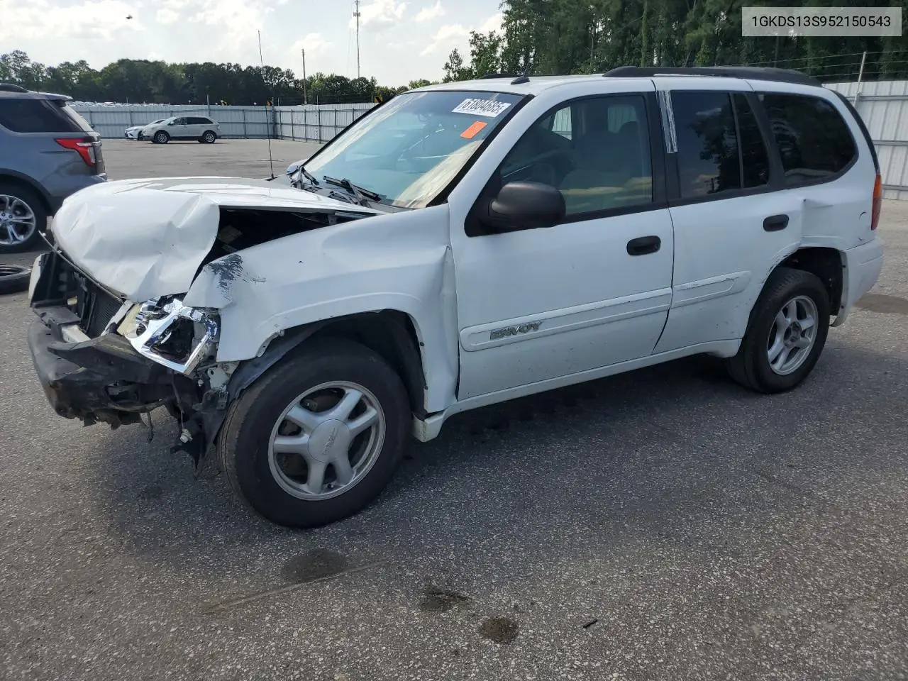 2005 GMC Envoy VIN: 1GKDS13S952150543 Lot: 61804685