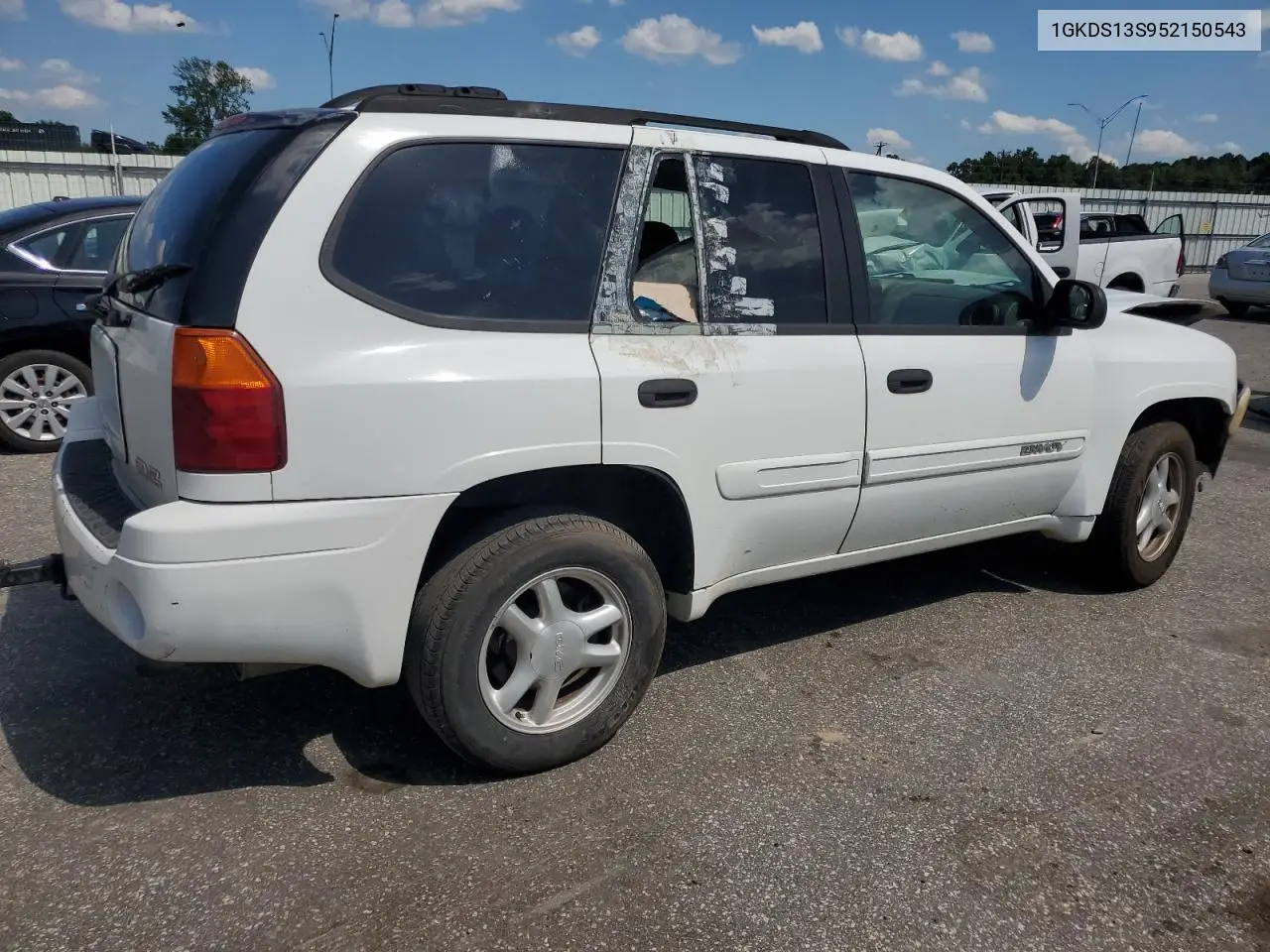 2005 GMC Envoy VIN: 1GKDS13S952150543 Lot: 61804685