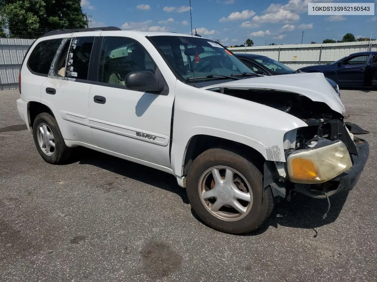2005 GMC Envoy VIN: 1GKDS13S952150543 Lot: 61804685