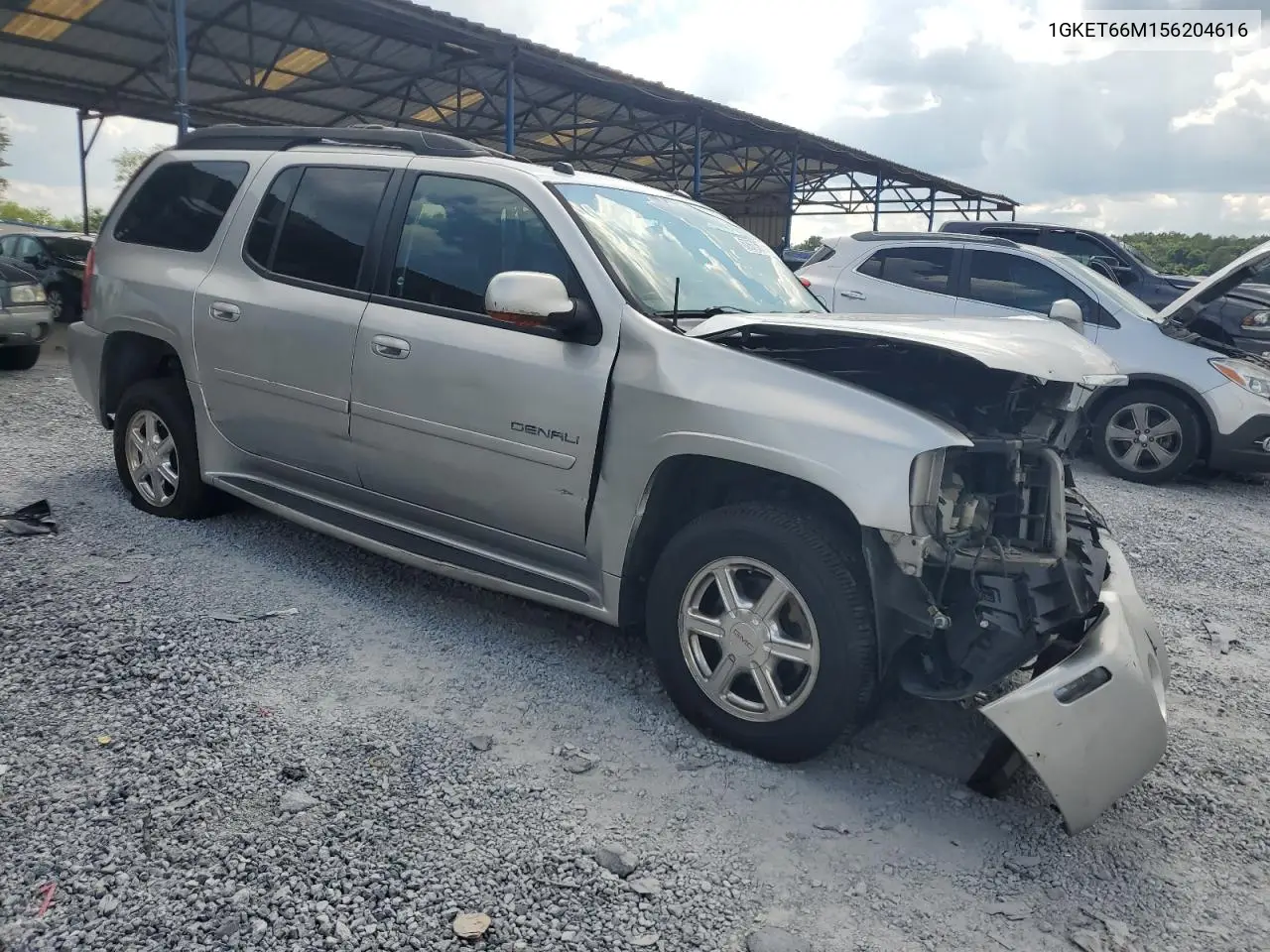 2005 GMC Envoy Denali Xl VIN: 1GKET66M156204616 Lot: 62673675