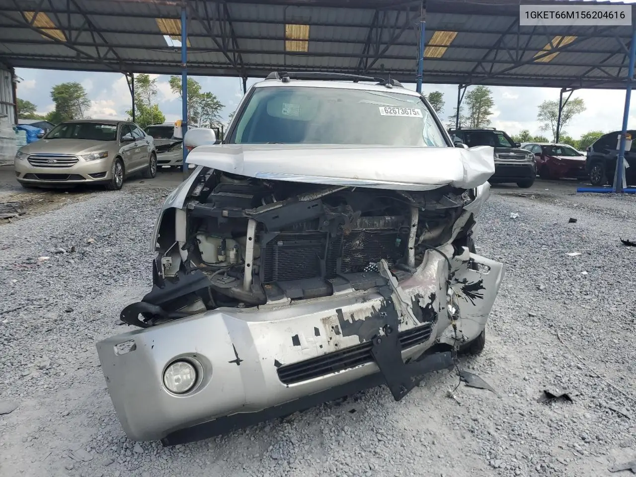 2005 GMC Envoy Denali Xl VIN: 1GKET66M156204616 Lot: 62673675