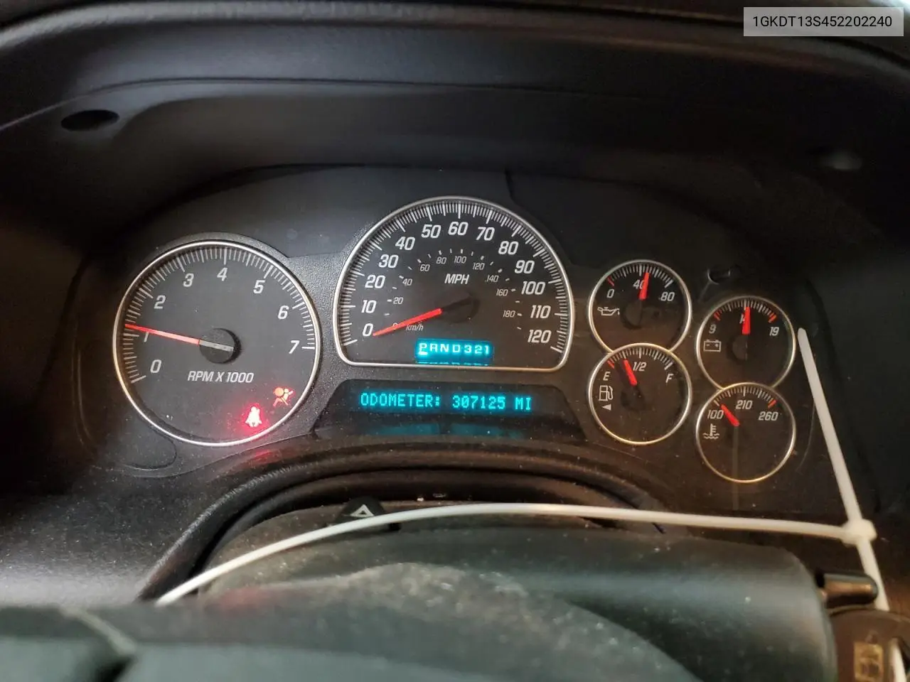 2005 GMC Envoy VIN: 1GKDT13S452202240 Lot: 62990575