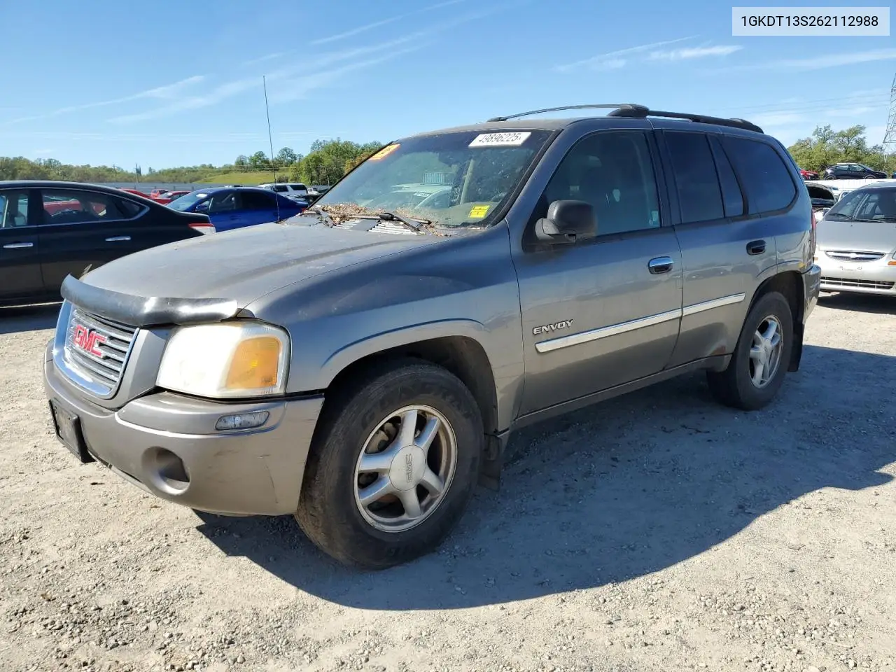 2006 GMC Envoy VIN: 1GKDT13S262112988 Lot: 49896225