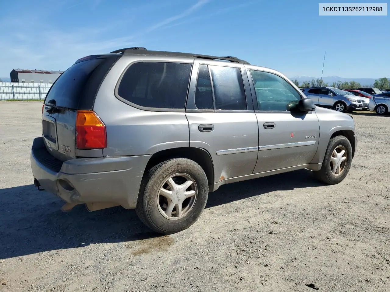 2006 GMC Envoy VIN: 1GKDT13S262112988 Lot: 49896225