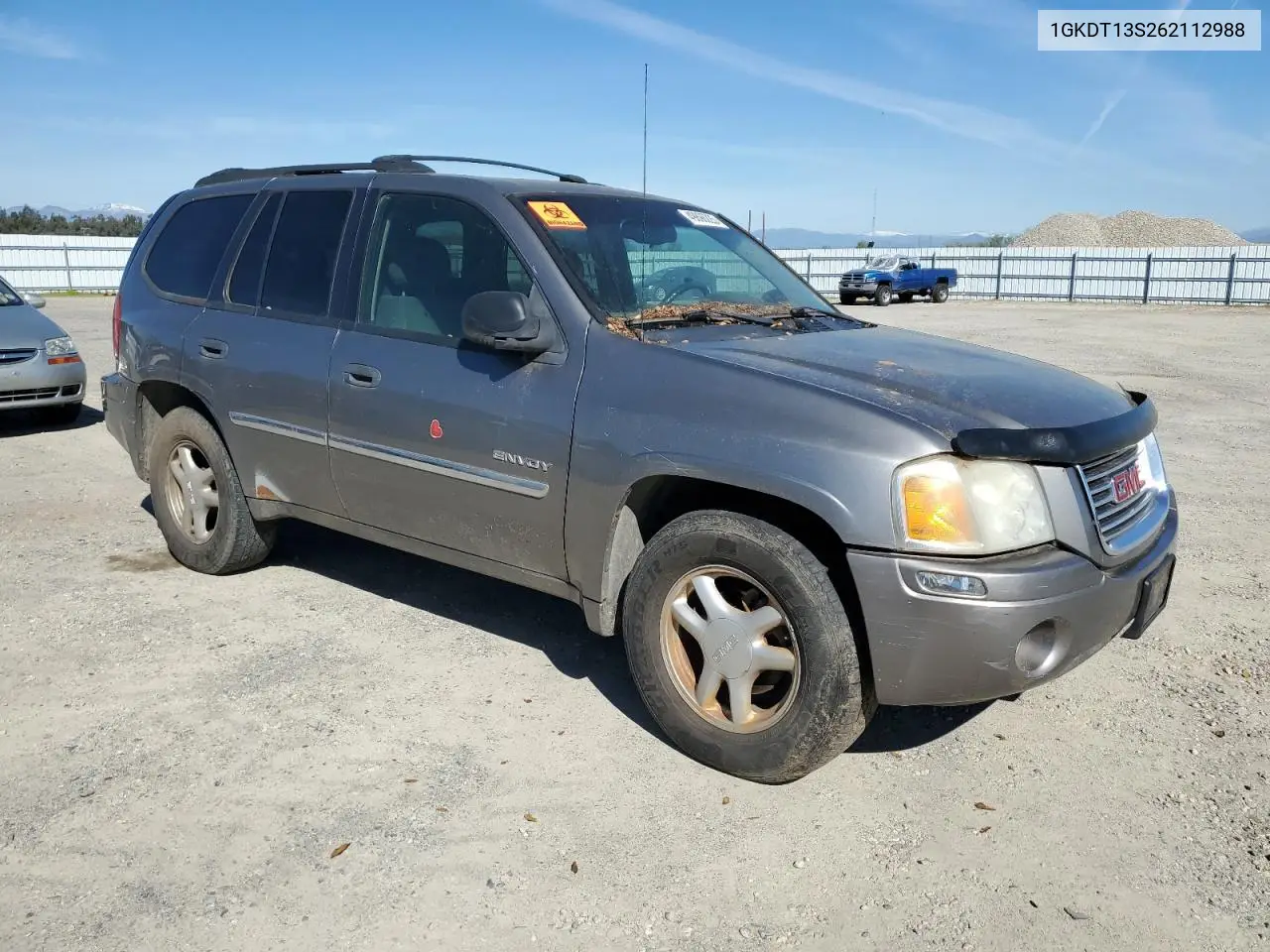 2006 GMC Envoy VIN: 1GKDT13S262112988 Lot: 49896225