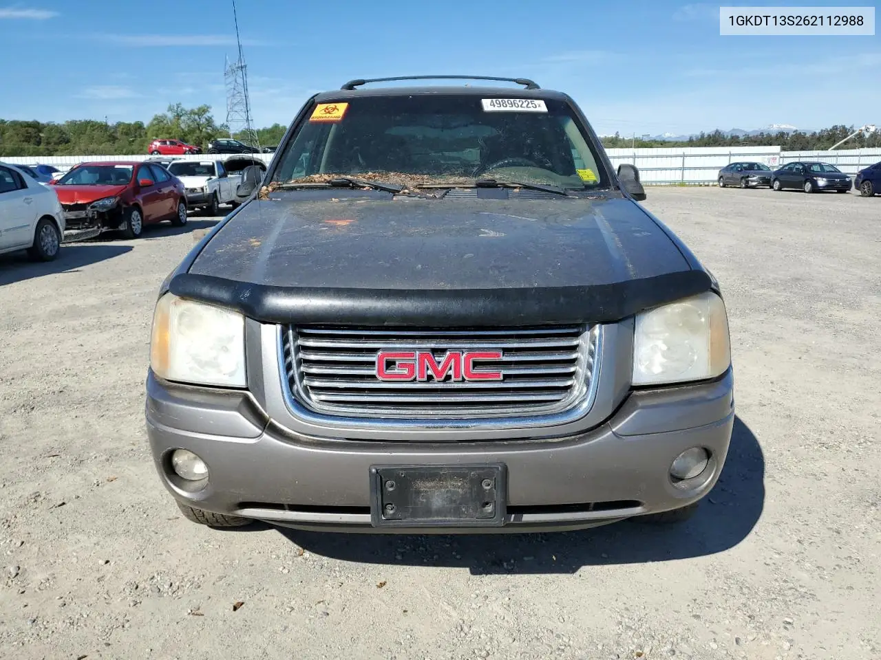 2006 GMC Envoy VIN: 1GKDT13S262112988 Lot: 49896225