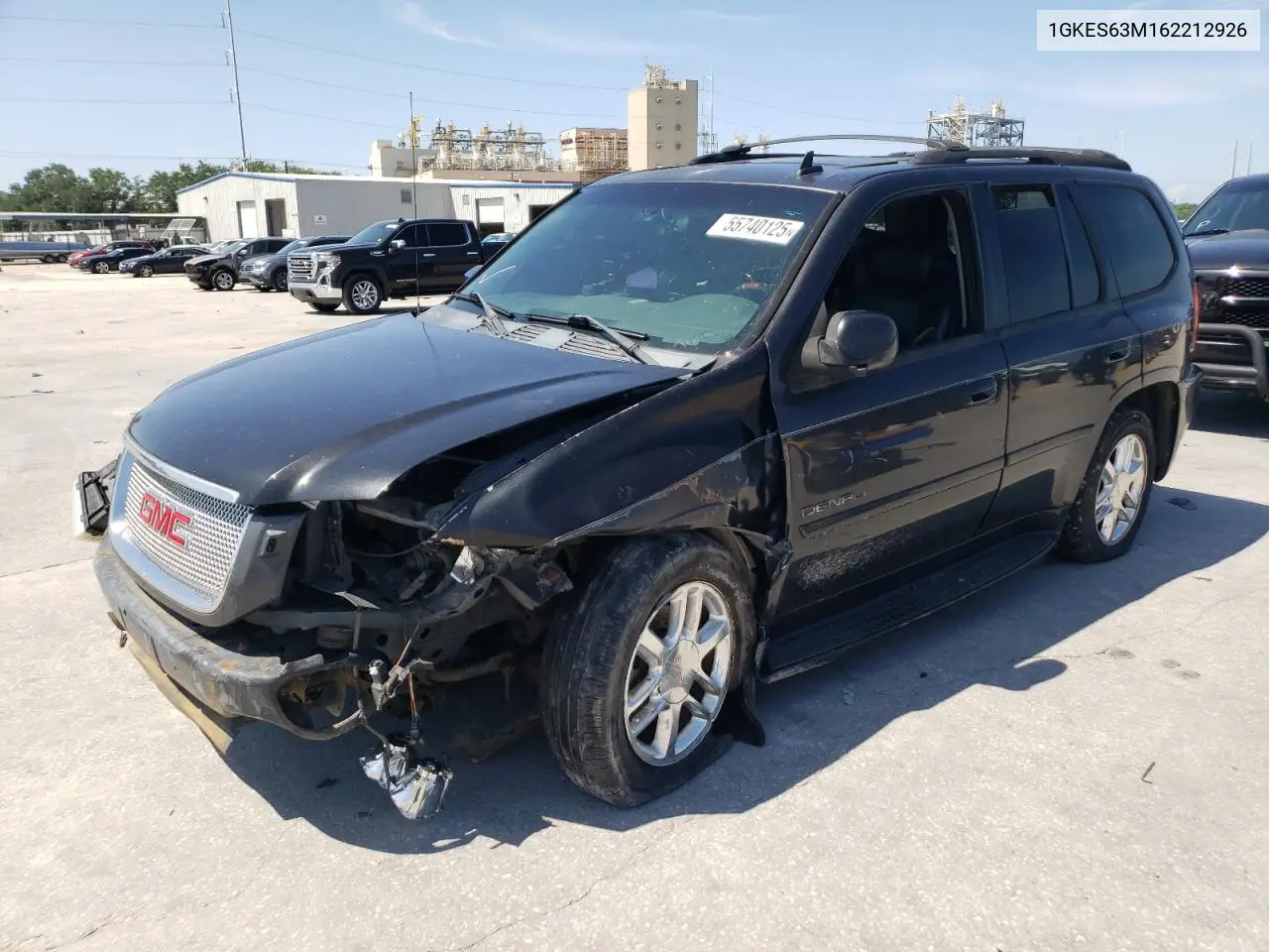 2006 GMC Envoy Denali VIN: 1GKES63M162212926 Lot: 55740125