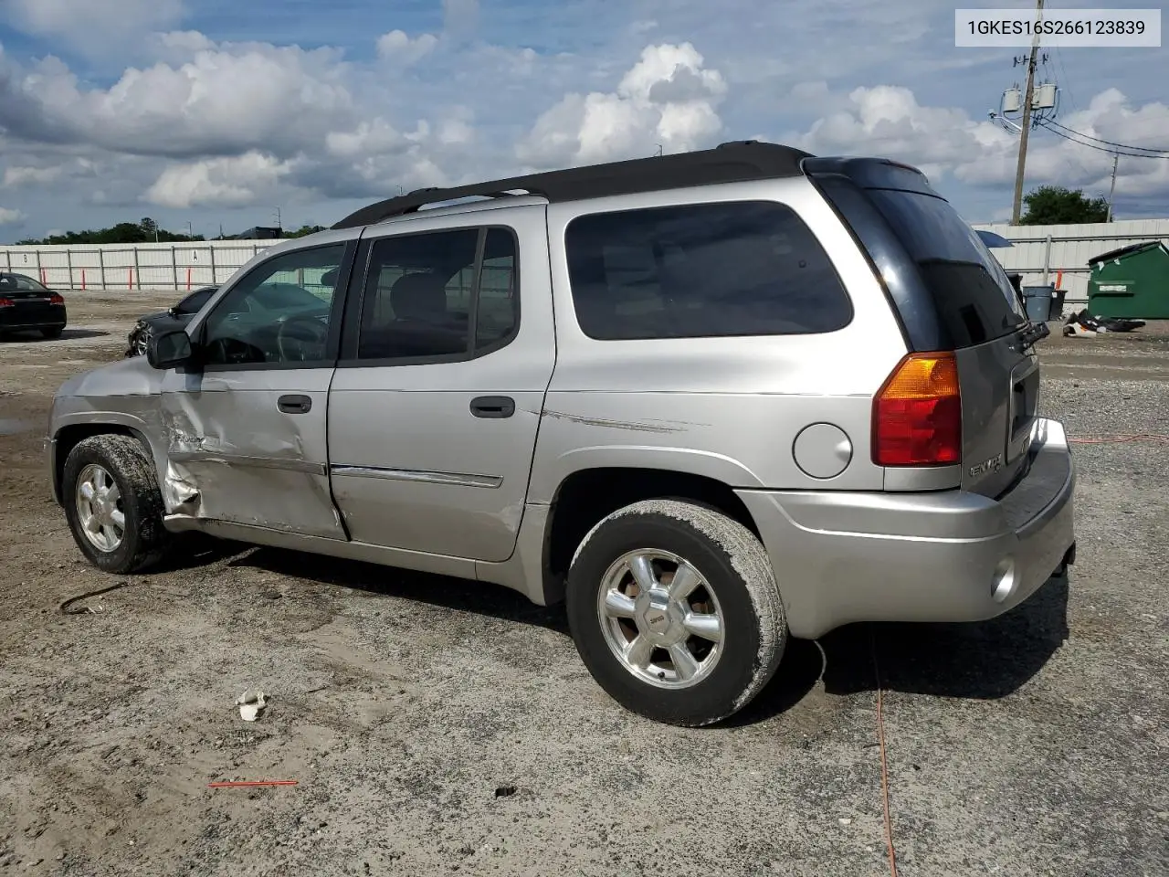 2006 GMC Envoy Xl VIN: 1GKES16S266123839 Lot: 55923665
