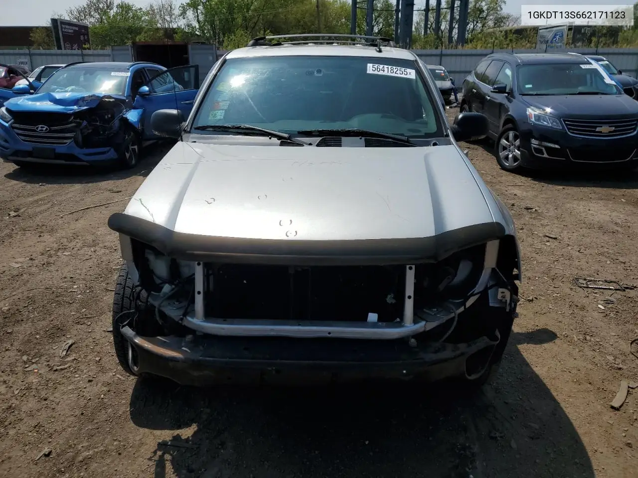2006 GMC Envoy VIN: 1GKDT13S662171123 Lot: 56418255