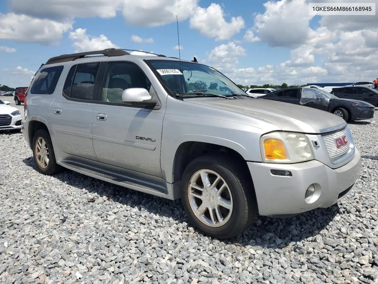 2006 GMC Envoy Denali Xl VIN: 1GKES66M866168945 Lot: 56901635