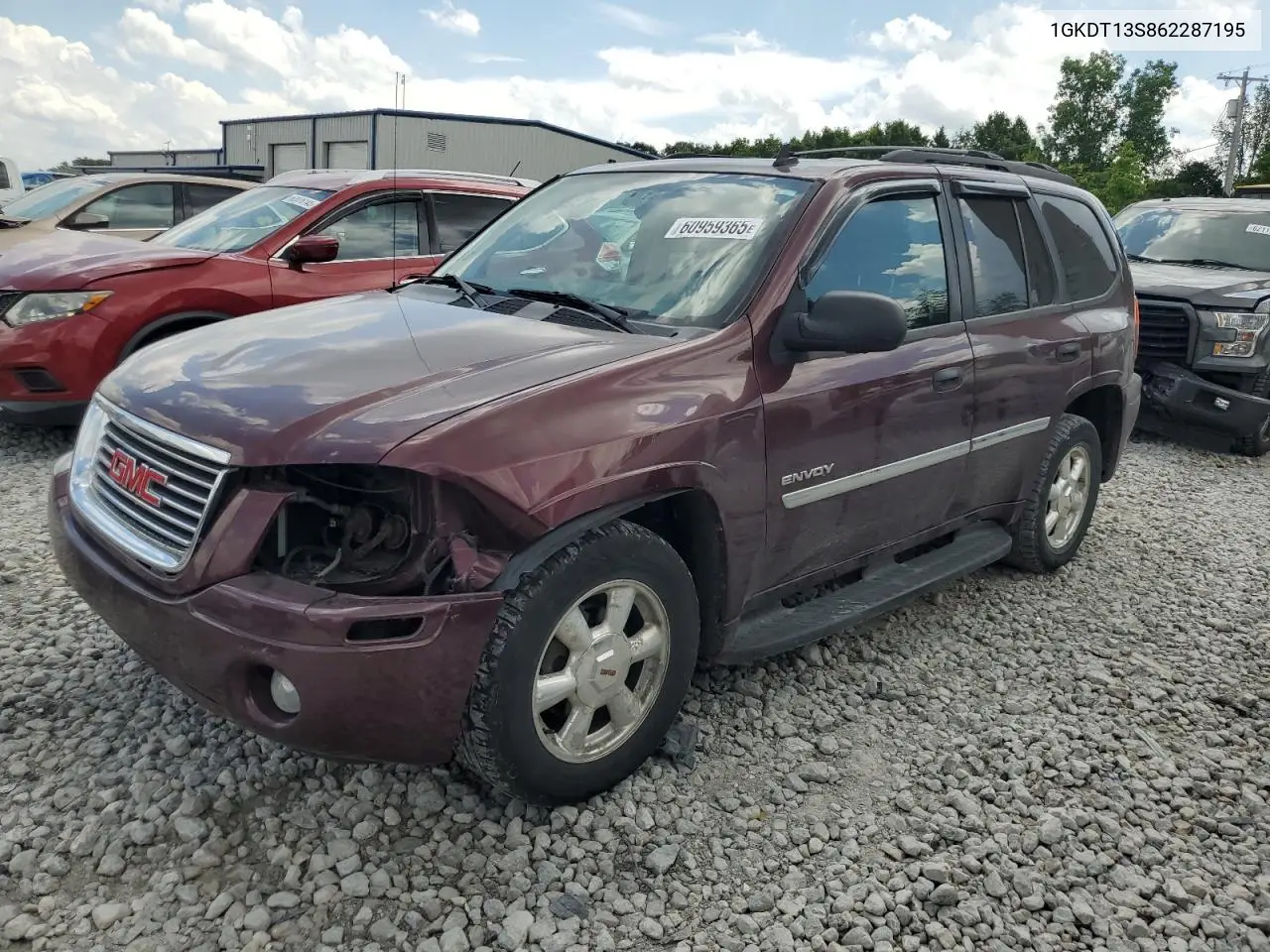 2006 GMC Envoy VIN: 1GKDT13S862287195 Lot: 60959365