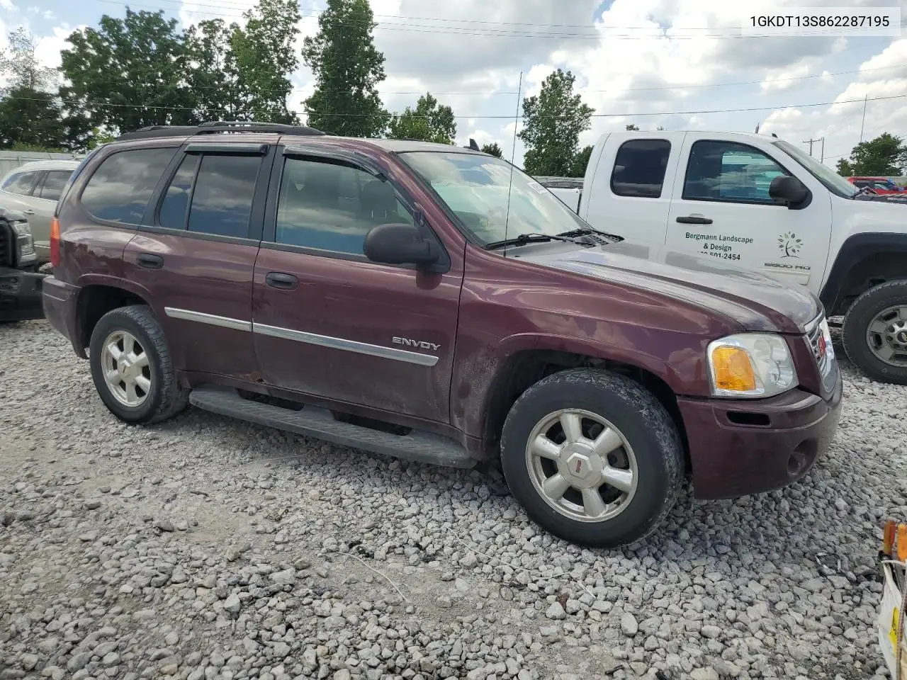2006 GMC Envoy VIN: 1GKDT13S862287195 Lot: 60959365